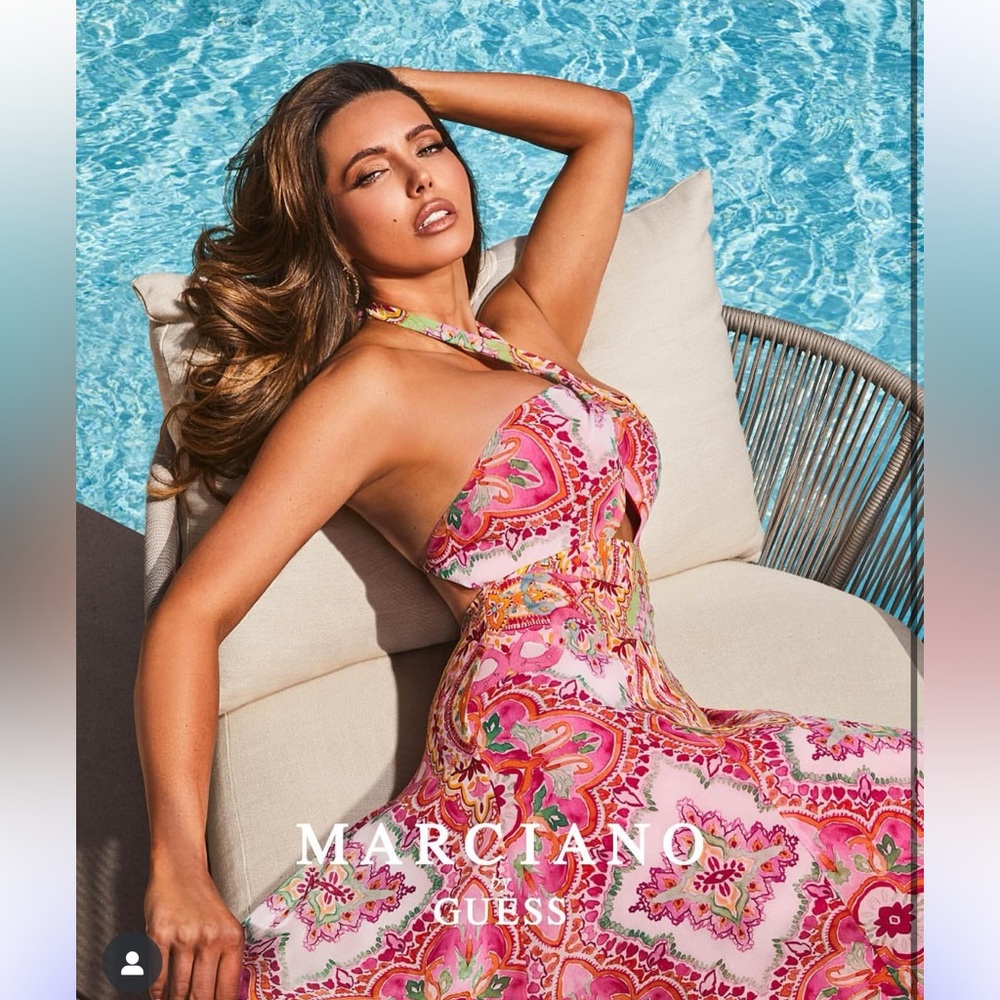 Marciano Halter Top Maxi Summer Dress - Size M
